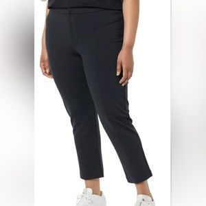 2 pants Amazon Aware Women’s Ponte Knit Slim pants 6X. Charcoal & Black
